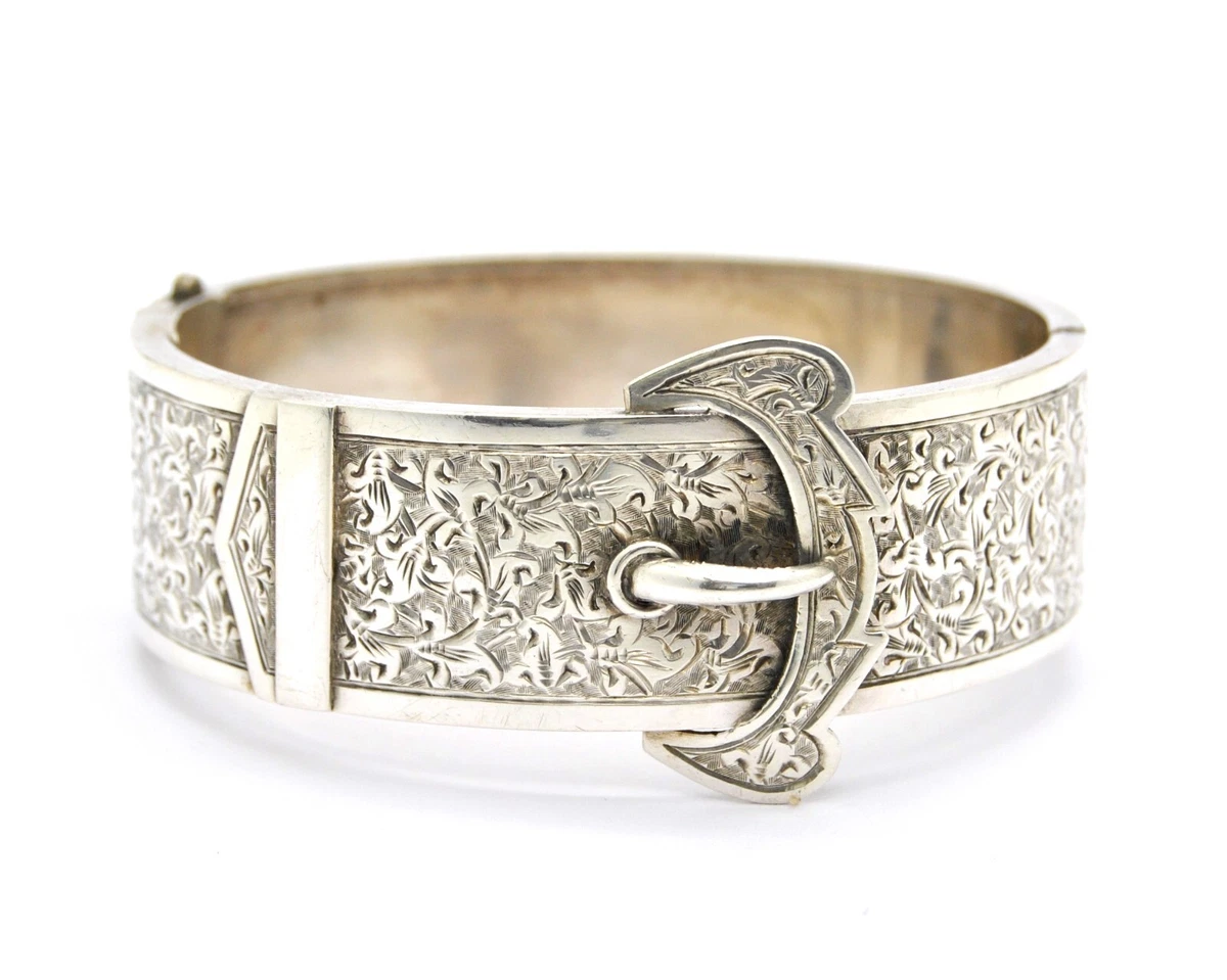 Sterling silver hotsell buckle bracelet