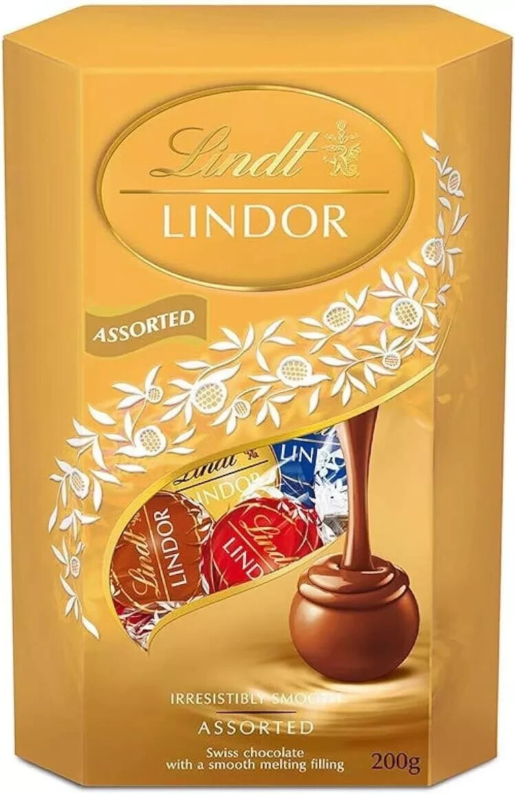 LINDOR ミルクチョコレート 200g×４箱 リンドール・ミルクパック｜リンツ｜菓子｜商品情報｜三菱食品