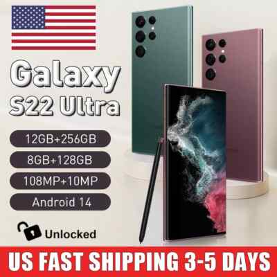 Samsung Galaxy S22 Ultra - 128 GB - Burgundy (Verizon) for sale