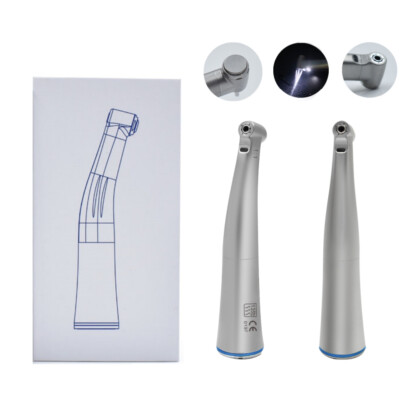 Dental Winkelstück 1:1 LED Licht Fiber Optic Handstück Mini Hand 4 Water Spray