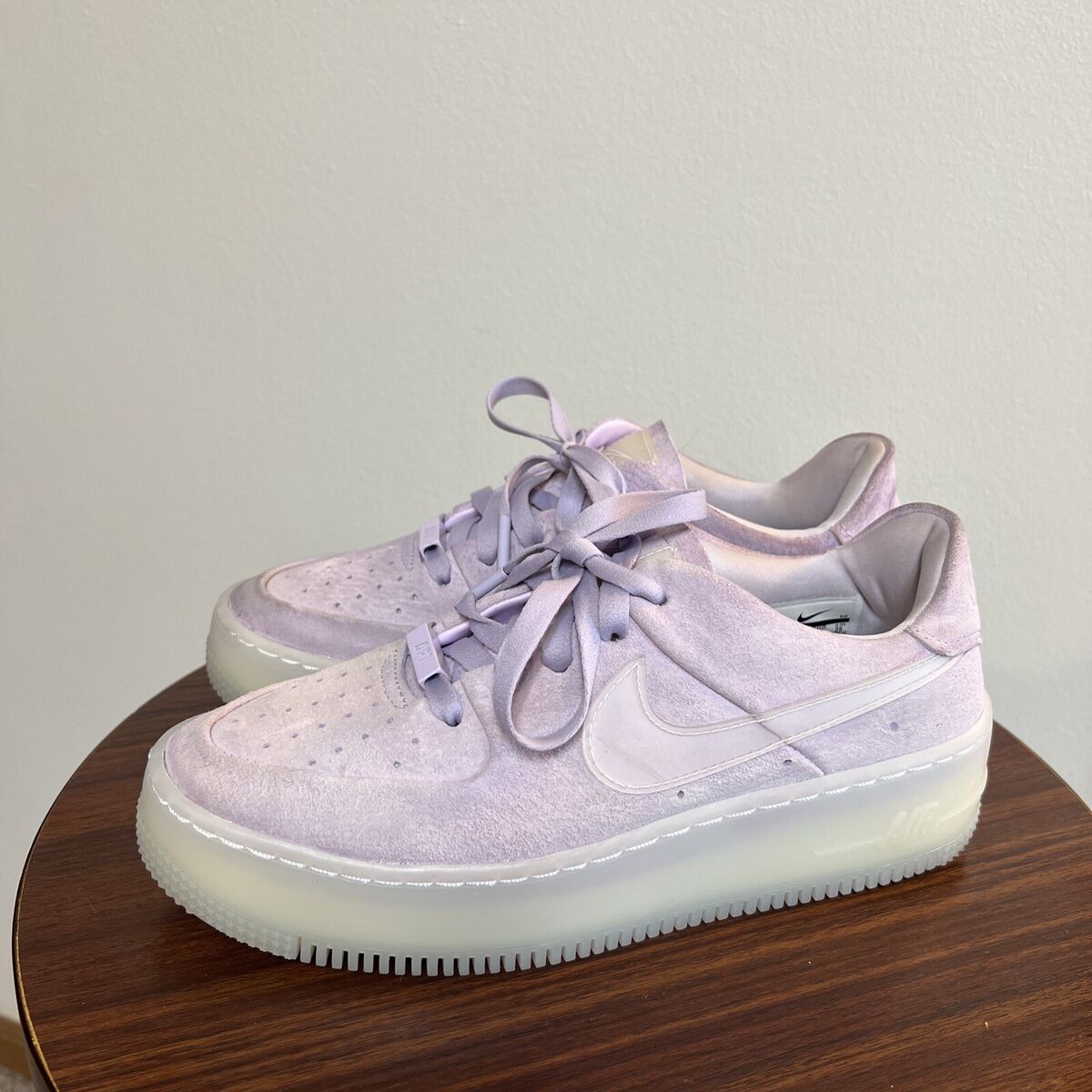 Nike Womens Air Force 1 Sage Low LX Violet Mist Platform Nike Womens Air Force 1 Sage Low LX Violet Mist Platform