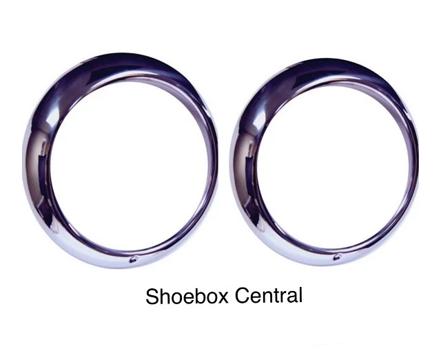 Nuevos biseles de anillo de ajuste de faros para camioneta Ford 1948-55 Foto 2 de 4