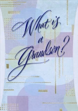 Designer Greetings What Is A Grandson Top Fold Birthday Card