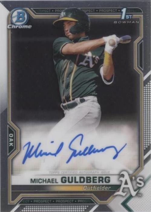 2021 Bowman Chrome - Michael Guldberg #CPA-MG - 1 of 1