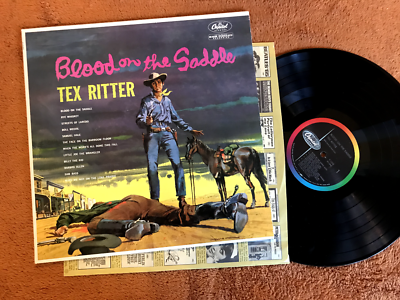 洋楽 BLOOD ON THE SADDLE / LP Amazon.com: Tex Ritter - Blood