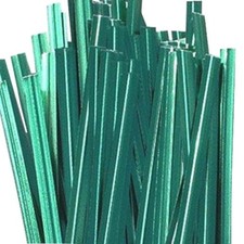 T T Industries Twist Tie Green, 4" Length  2000/Box