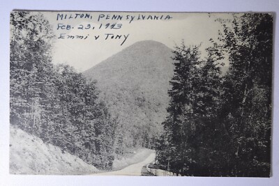 1943 OLD SUGARLOAF MOUNTAIN WILLIAMSPORT & CANTON MILTON PA POSTCARD 426