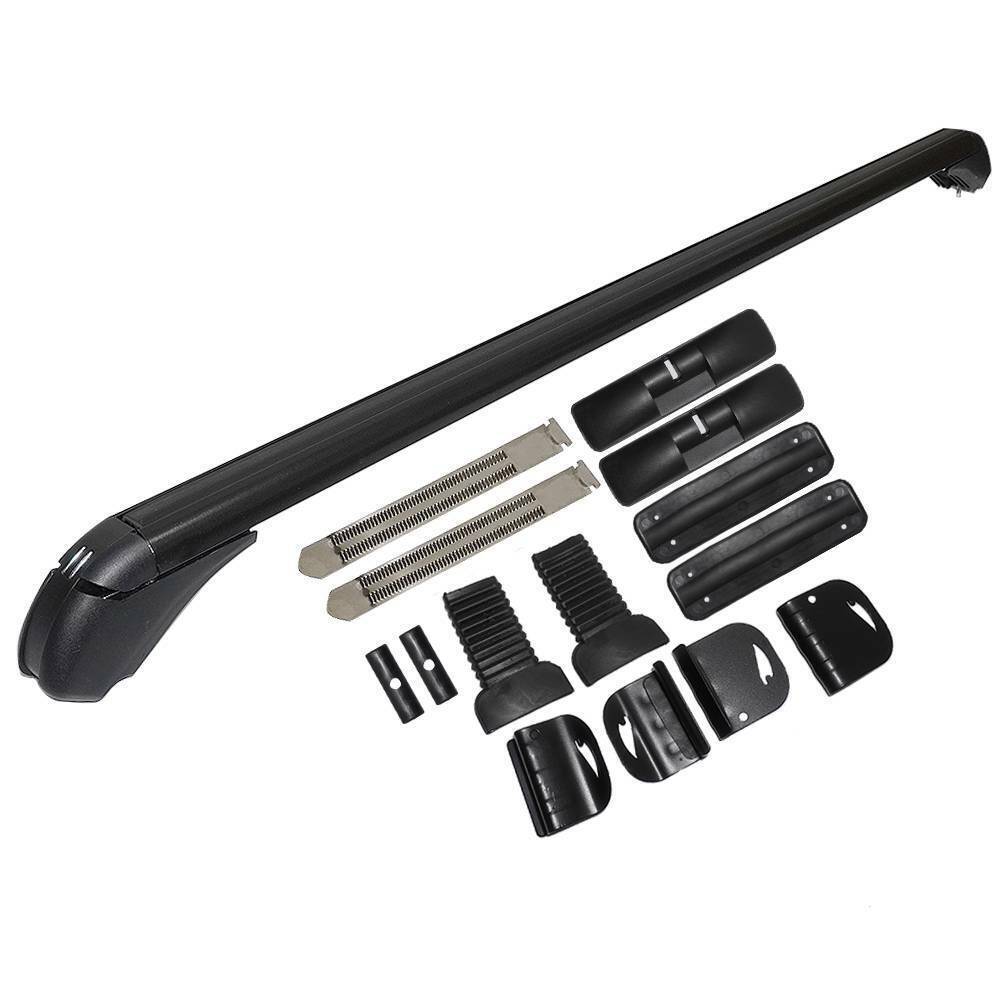 2×Car Top Roof Rail Luggage Rack Baggage Carrier Cross Bar Aluminum ...