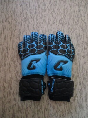 Catch&Keep Torwarthandschuhe Kralle Junior 2.0 blau-schwarz, Grösse 3, neu 