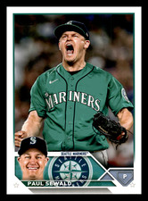2023 Topps Paul Sewald #207 Seattle Mariners Centered Mint