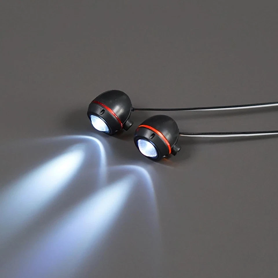 LED Scheinwerfer 3V für 1/10 RC Geländewagen 1/14 RC Traktor LKW Lader Bagger - Bild 3 von 4