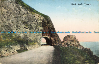 R632284 Larne Black Arch. Postcard