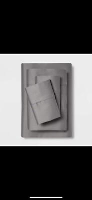 Queen Solid Performance 400 Thread Count Sheet Set - Threshold