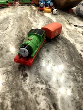 2013 Thomas & Friends Trackmaster Percy #6 and Tender Motorized Working