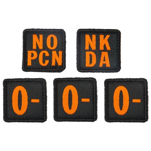 5.11 Tactical Blood Type Patch Kit Style 81322AN/81322AP/81322BP/81322ON/81322OP - Bild 4 von 10