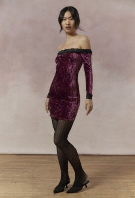 Kimchi Blue Ryder Velvet & Lace Mini Dress - Urban Outfitters Size Med/L - Plum | eBay Kimchi Blue Ryder Velvet & Lace Mini Dress - Urban Outfitters Size Med/L - Plum | eBay