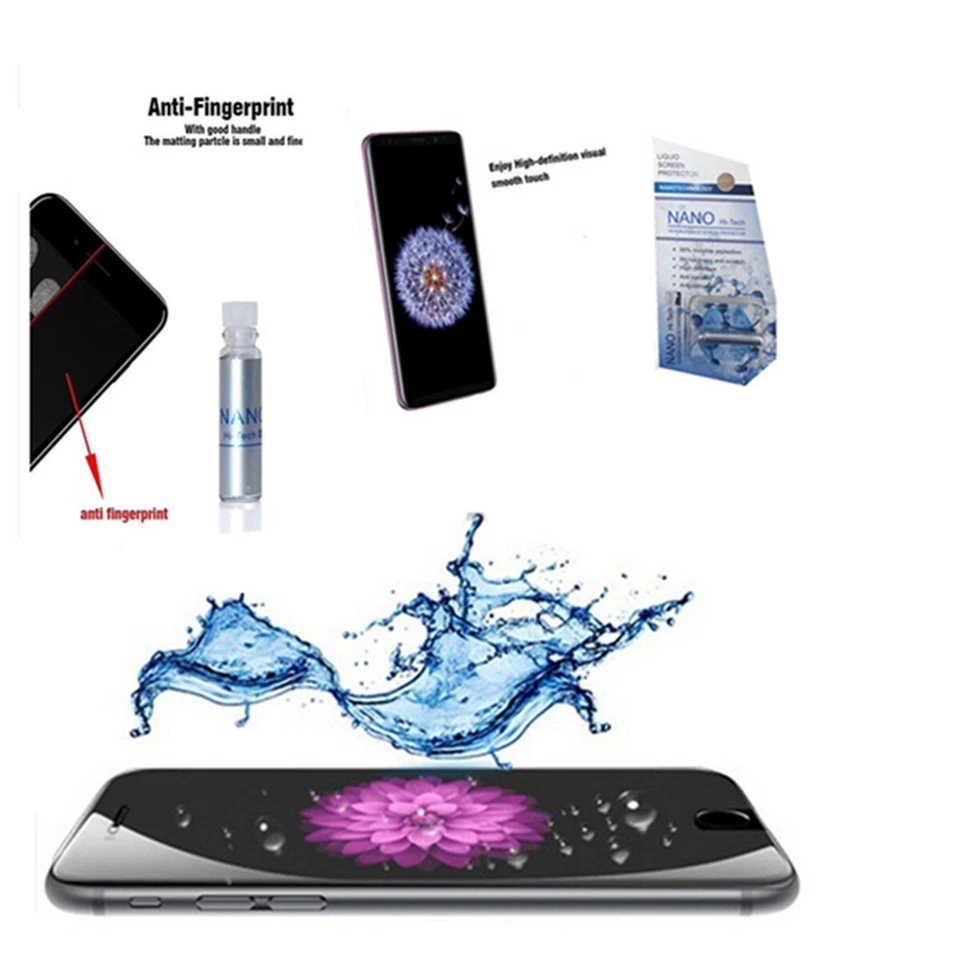 2PCS Hi-Tech NANO Liquid Screen Protector For Samsung Galaxy S20/S20+/S10/S9/S8 - Image 2 of 4