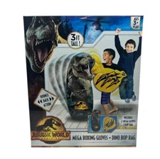 Jurassic World Dominion T-Rex Mega Dino Bop Bag & Gloves Inflatable New Sealed