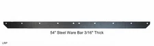 NEW JOHN DEERE 54" SNOW PLOW BLADE WEAR BAR STEEL 3/16 THICK AS THE ORIGINALS 