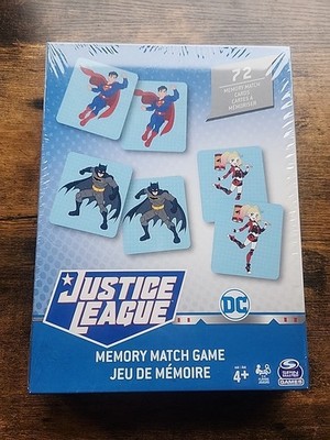 Dc Comics Justice League Memory Match Game New Sealed.