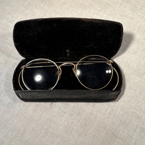 Vintage American Optical Fulvue 12 Karat Gold Filled Eyeglasses With Case - Picture 18 of 18