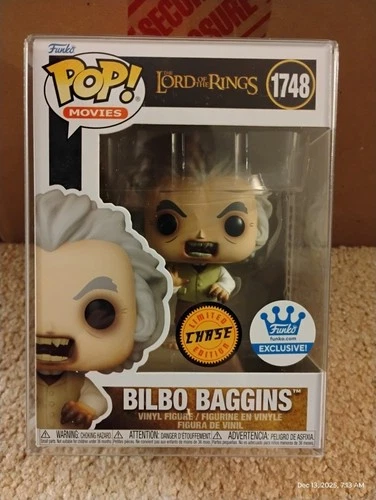 Funko Pop! Lord of the Rings: Bilbo Baggins 1748 Chase - Funko Shop Exclusive
