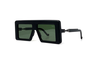 NEW Vava BL0000-BLK-Mat GRE SIL Sunglasses 59mm 100% Authentic