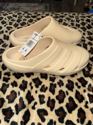 adidas Adicane Clog Beige Women's Breathable Slip On Comfort Shoes Size 6