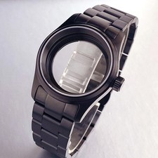 Sapphire Glass 20ATM Pilot Style Black PVD NH35/ETA 2824/PT5000 Diver Watch Case