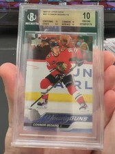 2023-24 Upper Deck -Connor Bedard Young Guns Rookie #451 BGS 10 PRISTINE RC
