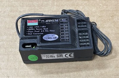 Hitec RCD Platinum RC Airplane Receiver 72mhz Fat G 7 Channel Receiver USED