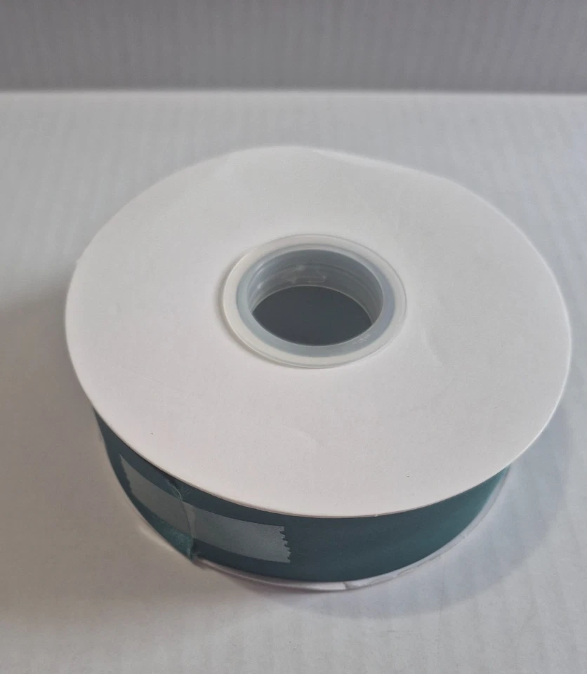 Satin Ribbon 1.5" 30 Yards Roll Bulk Dark Teal NEW Wrapping Gifts, Crafts, READ - Image 3 of 4