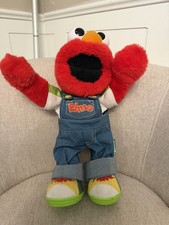 Vintage Fisher Price Sesame Street Lets Pretend Talking Moving Elmo Toy Doll