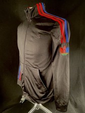    Adidas Trefoil 3 Stripe Full Zip Track Jacket Black Color Stripe Size Youth XL