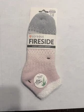 SOFSOLE FIRESIDE ALOE VERA INFUSED COZY LODGE SOCKS WOMEN'S SHOE SIZE 5-10-NEW