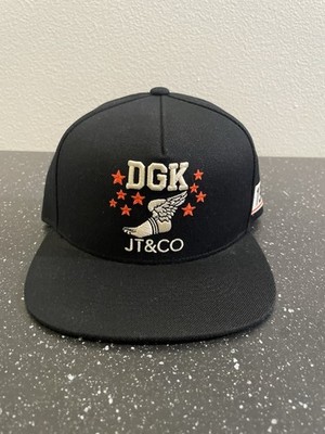 Dgk Jt&co Black 1995 SnapBack Skateboarding Hat 