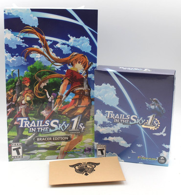 Trails in the Sky 1st Chapter Bracer Edition Box + Pin & PS5 Steelbook Sealed