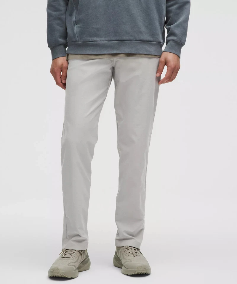 Calça lululemon ABC Classic-Fit 5 bolsos 32L Utilitech tamanho 34 cinza selo