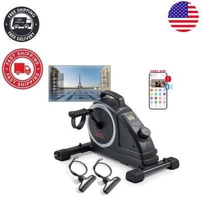 2-in-1 Smart Magnetic Pedal Exerciser - Compact Under-Desk Bike for Full Body...