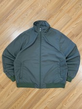 Sz L - Vintage Eddie Bauer Standup Collar Polyester Windbreaker Rain Jacket