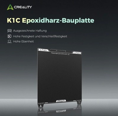 Creality K1C / K1 SE Druckplatte / Kompatibel mit KE / K1 / Ender 3 V3 / V3 Plus
