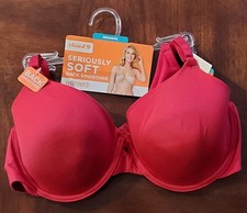 Cloud 9 Warner's Underwire Seriously Soft Back Smoother Bra Pink 34C