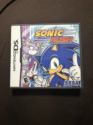 SEGA Sonic Rush Nintendo DS Manual & Case