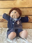 Cabbage Patch Kids Doll Vintage doll brown eyes Reddish Brown Hair boy 1978-1982