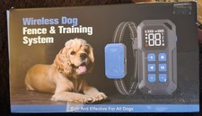 MASBRILL Wireless Electric Fence for Dog-2 in 1 Electric Dog Fence  Shock...