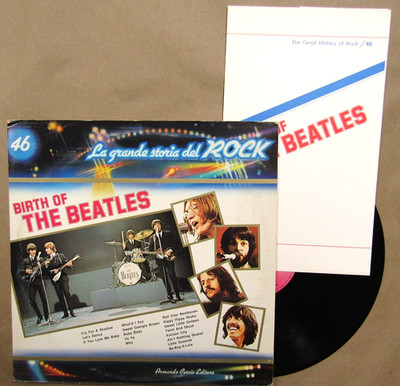 BIRTH OF THE BEATLES-LA GRANDE STORIA DEL ROCK,GSR-46,VINYL ALBUM RECORD