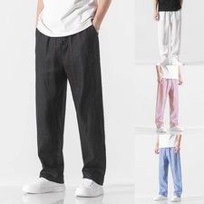 Pantaloni sportivi da uomo felpa palestra jogging allenamento bodybuilding