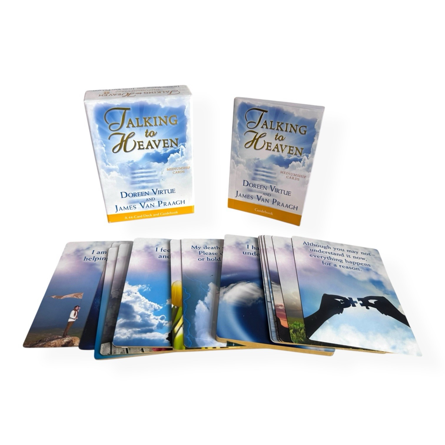 Talking to Heaven Mediumship Cards and Book by Doreen Virtue  & James Van Praagh