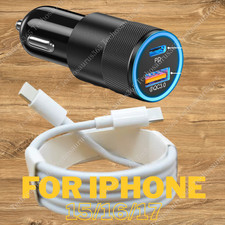 38W Type C Charger Fast Charging Block For Samsung iPhone 17 16 15 16e 60W Cable