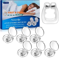 5pcs Snore Stopper Anti Snoring Devices Silicone Magnetic Anti Snoring Nose Clip